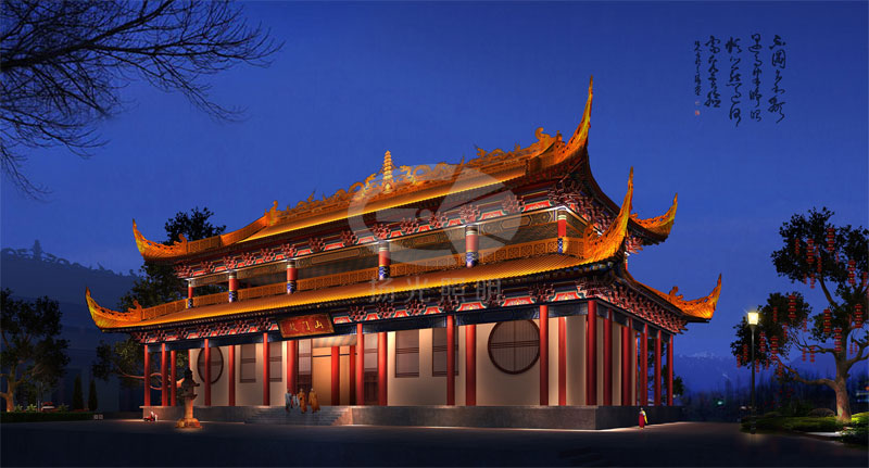 古建筑亮化設計